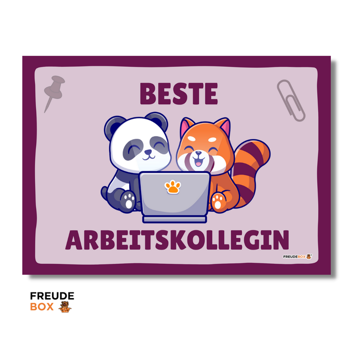 Grußkarte: Beste Arbeitskollegin ✏️