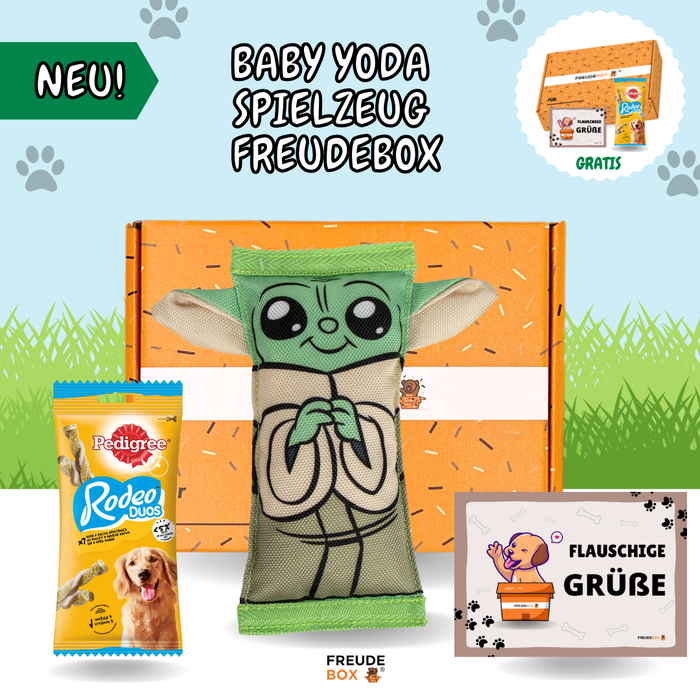 Baby Yoda Hundespielzeug FREUDEBOX