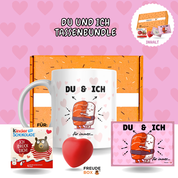 Du und Ich Tassen-Geschenkset