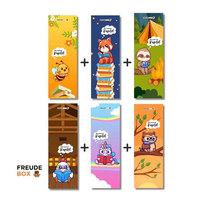 Lesezeichen Bundle (6er Pack)