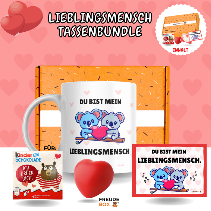 Lieblingsmensch Tassen-Geschenkset