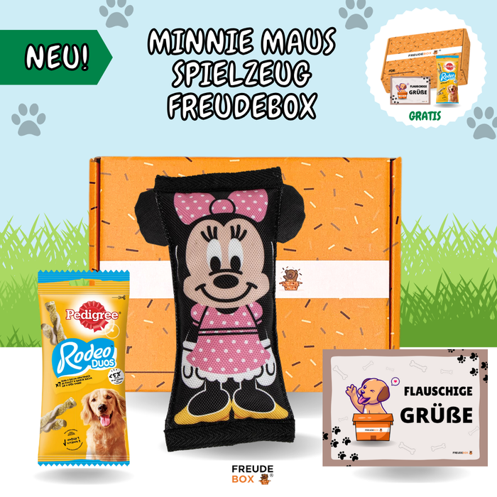 Minnie Maus Hundespielzeug FREUDEBOX