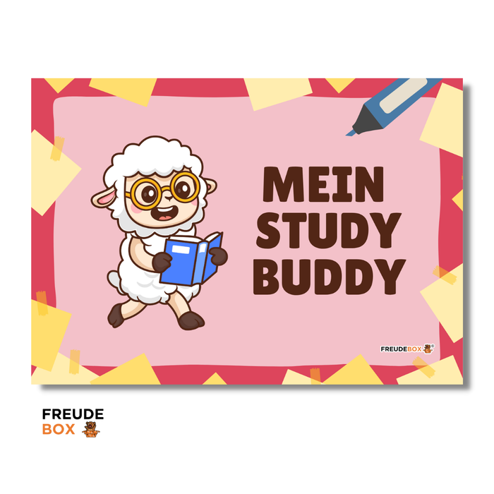 Grußkarte: Mein Study Buddy✏️
