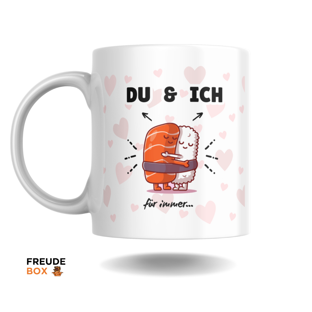 Süße Paar Tasse verschenken – 300ml, Weiß