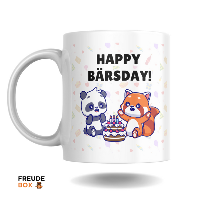 Keramiktasse Geburtstag "Happy Bärsday" 300 ml