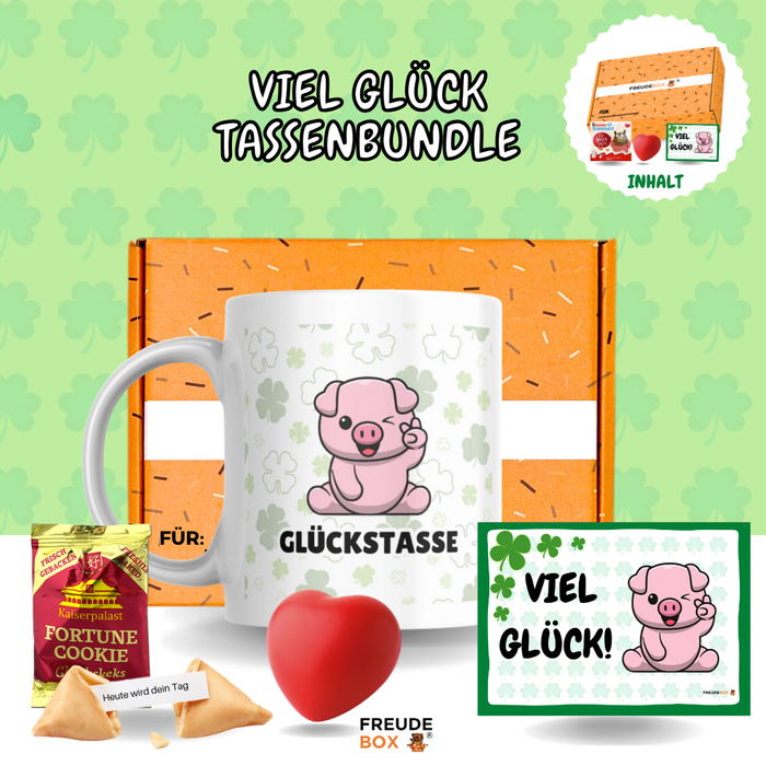 Viel Glück Tassen-Geschenkset