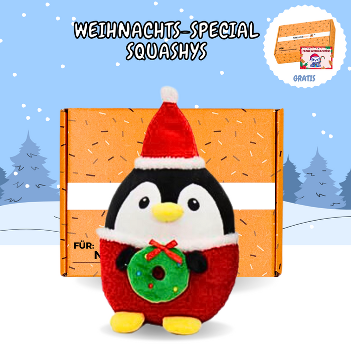 Weihnachtspinguin SQUASHY - FREUDEBOX
