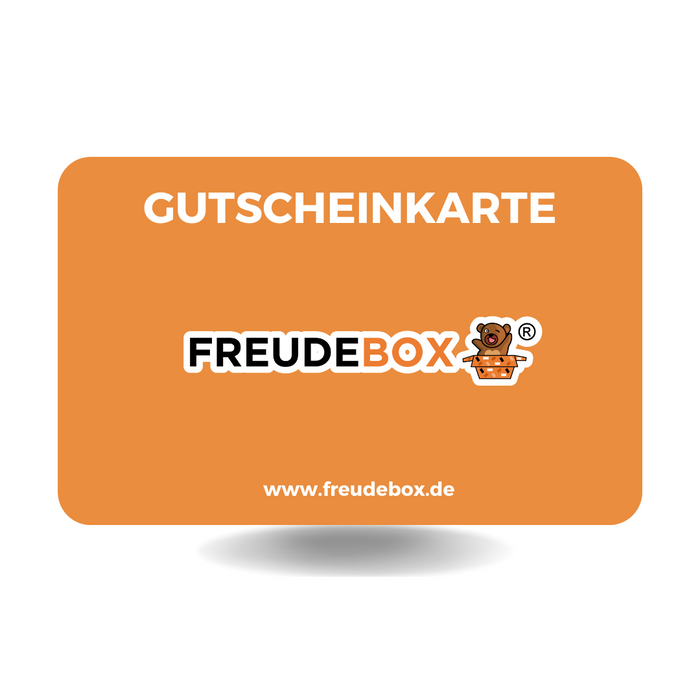 FREUDEBOX - Gutscheinkarte (per E-Mail / Telefon)
