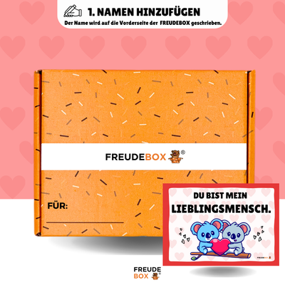 Personalisierte Foto Lieblingsmensch-Tassenbox