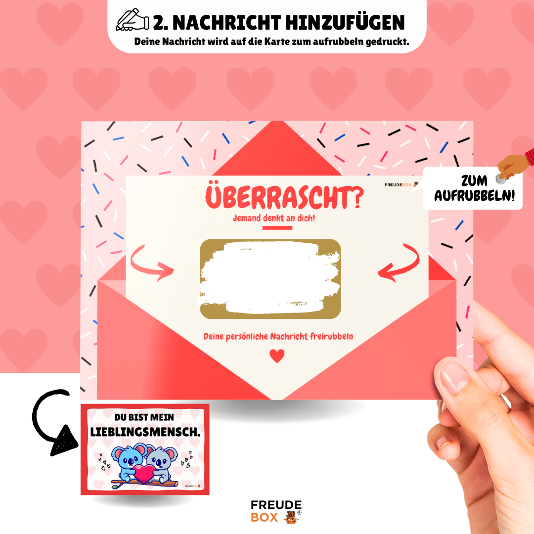 Personalisierte Foto Lieblingsmensch-Tassenbox