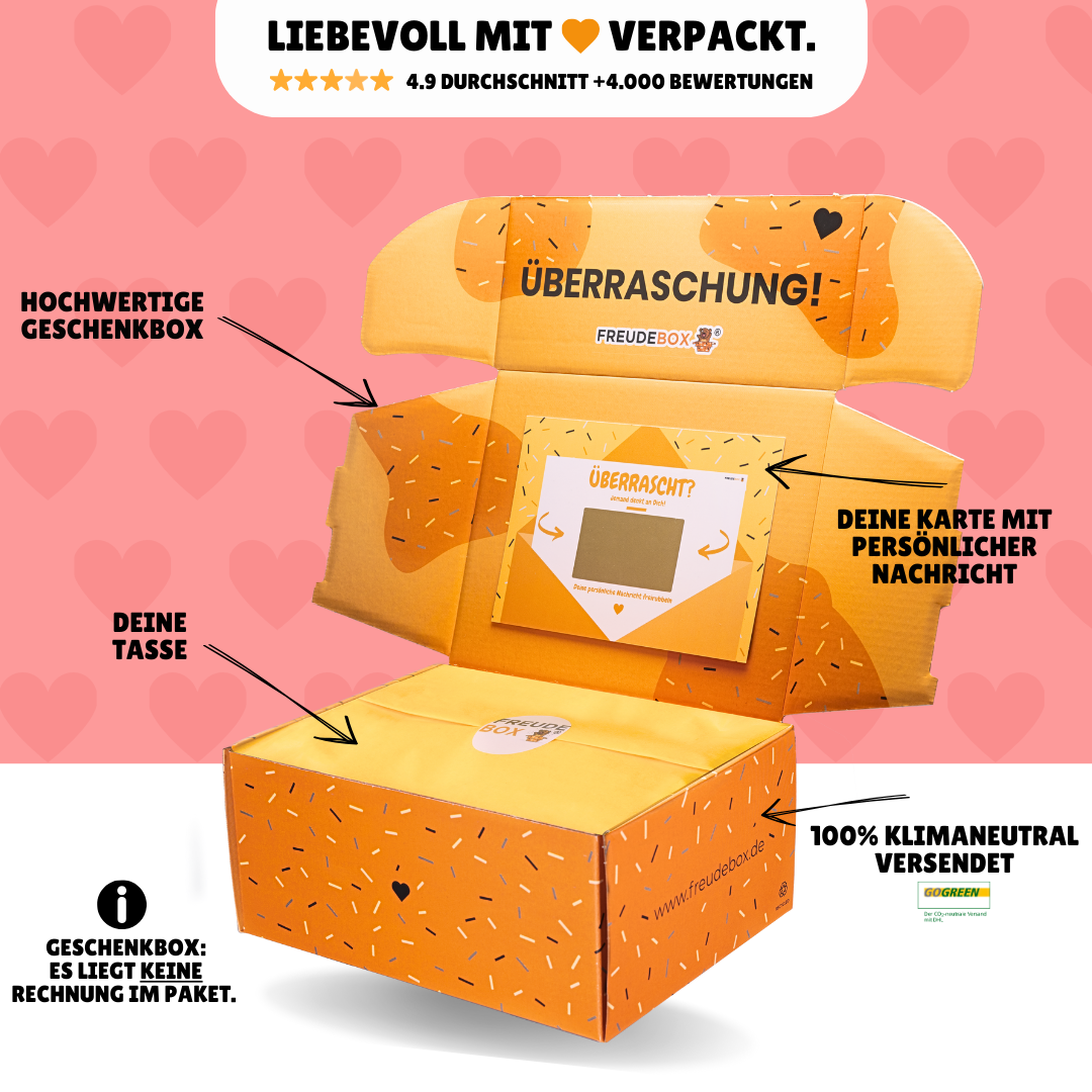 Personalisierte Foto Lieblingsmensch-Tassenbox