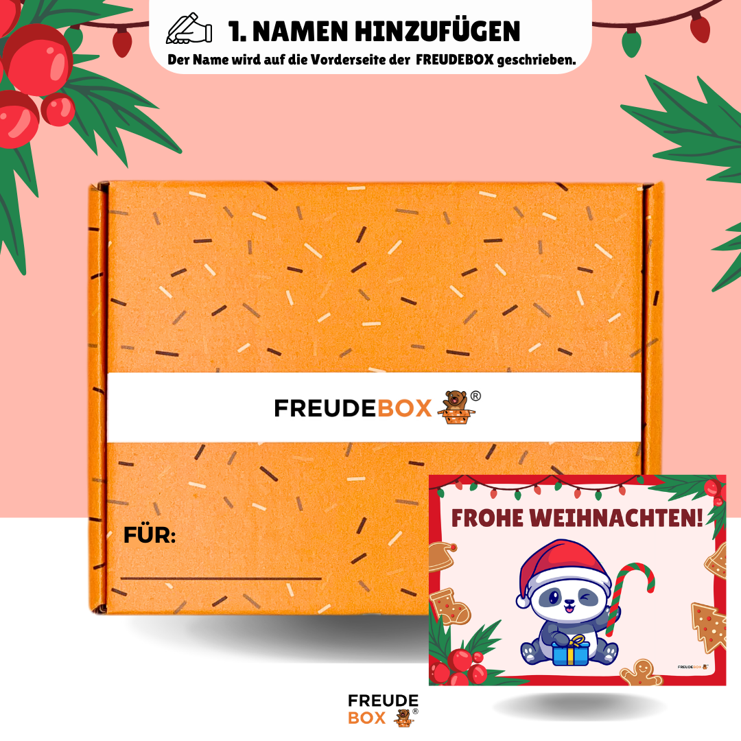 Personalisierte Foto Weihnachts-Tassenbox