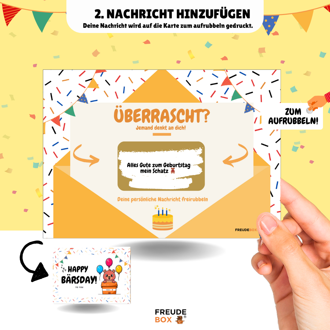 Geburtstagstorte Squashy - FREUDEBOX