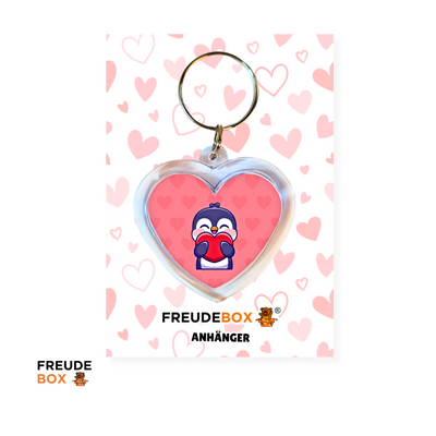 Pinguin "Ich liebe dich" Schlüsselanhänger