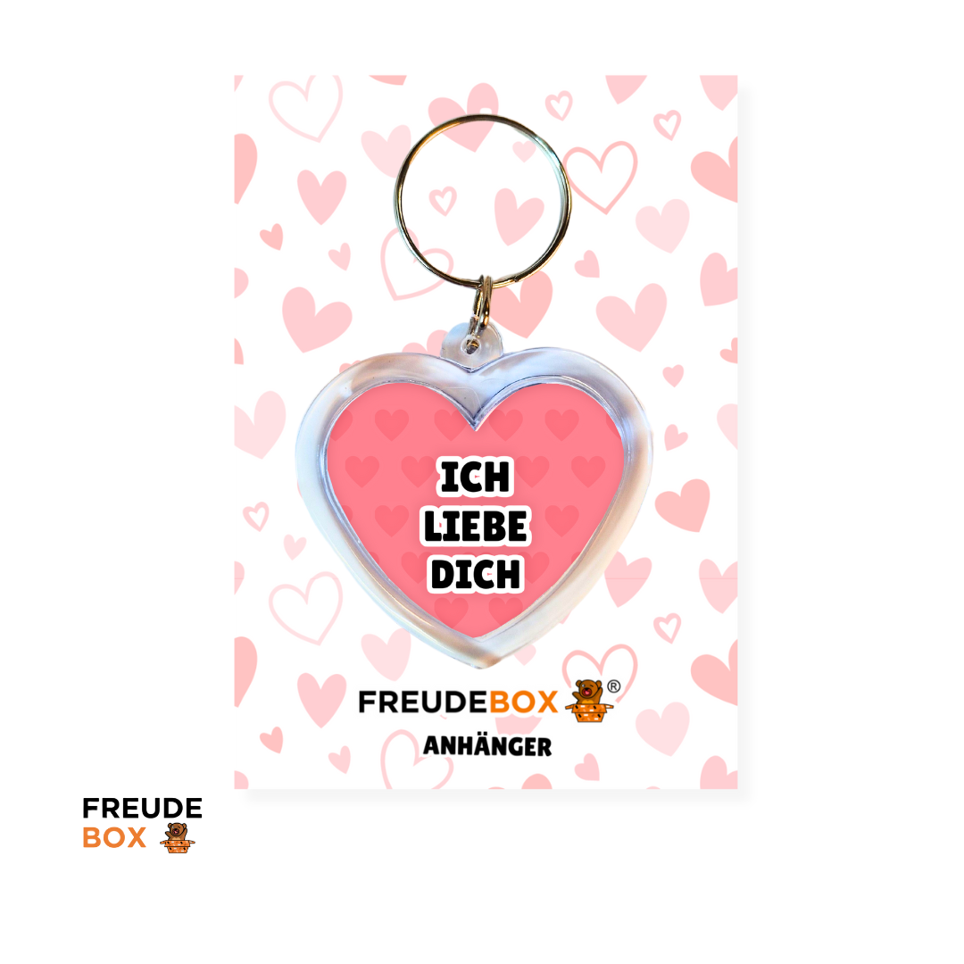 Pinguin "Ich liebe dich" Schlüsselanhänger