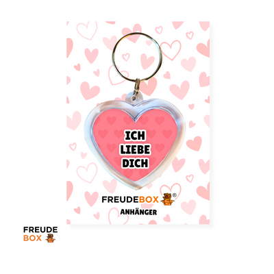 Pinguin "Ich liebe dich" Schlüsselanhänger