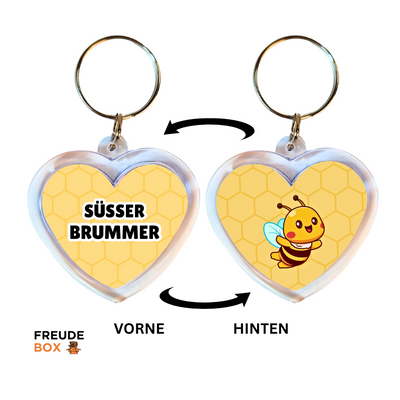 Süßer Brummer (Hummel) Schlüsselanhänger