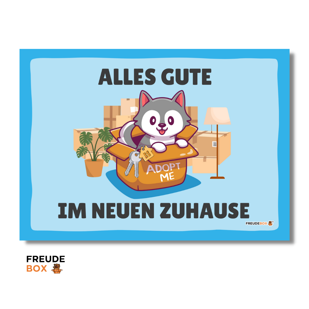 Grußkarte: Neues Zuhause (Einzug) ✏️