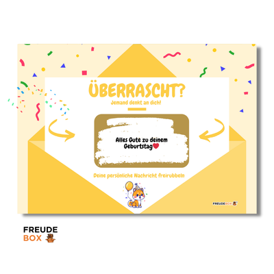Grußkarte: 18. Geburtstag ✏️
