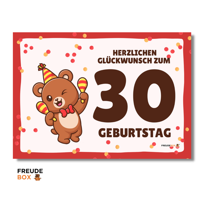 Grußkarte: 30. Geburtstag ✏️