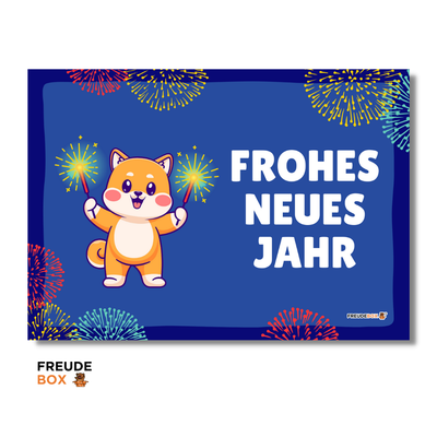 Grußkarte: Frohes neues Jahr ✏️