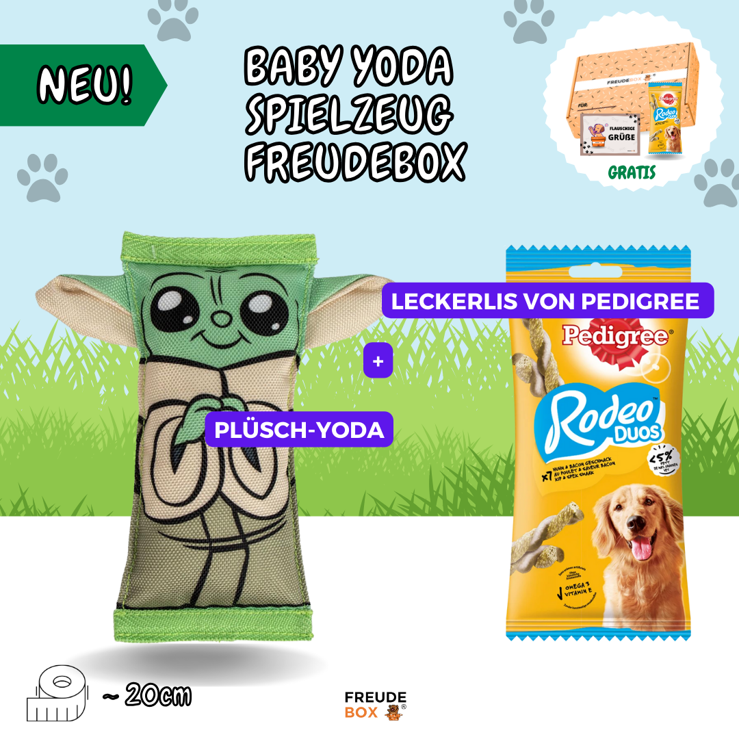 Baby Yoda Hundespielzeug FREUDEBOX