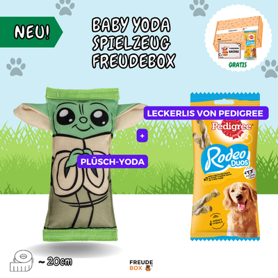 Baby Yoda Hundespielzeug FREUDEBOX