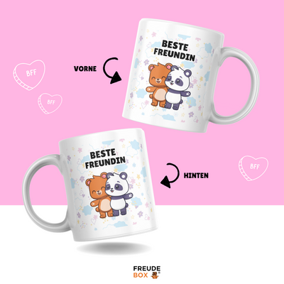 Beste Freundin Tassen-Geschenkset