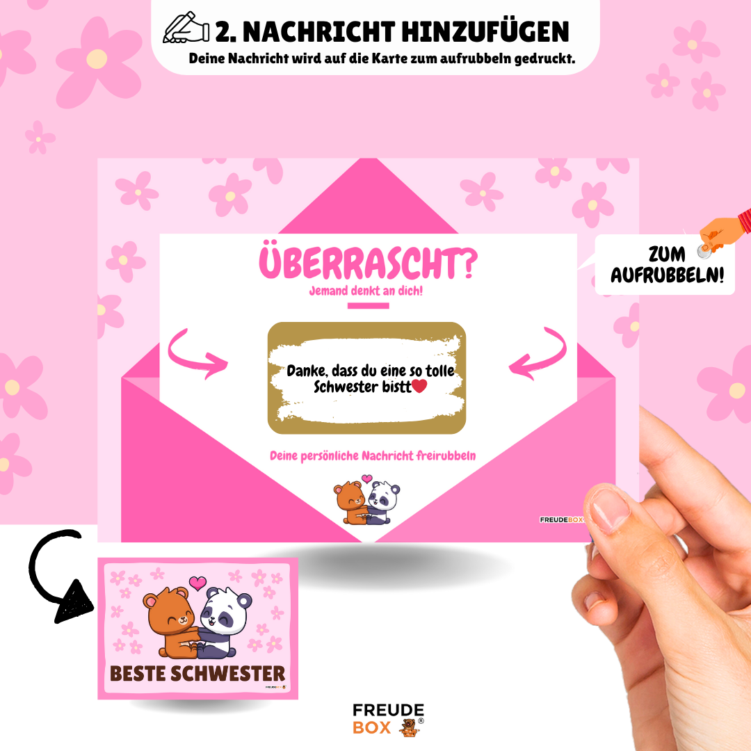 Beste Schwester Tassen-Geschenkset