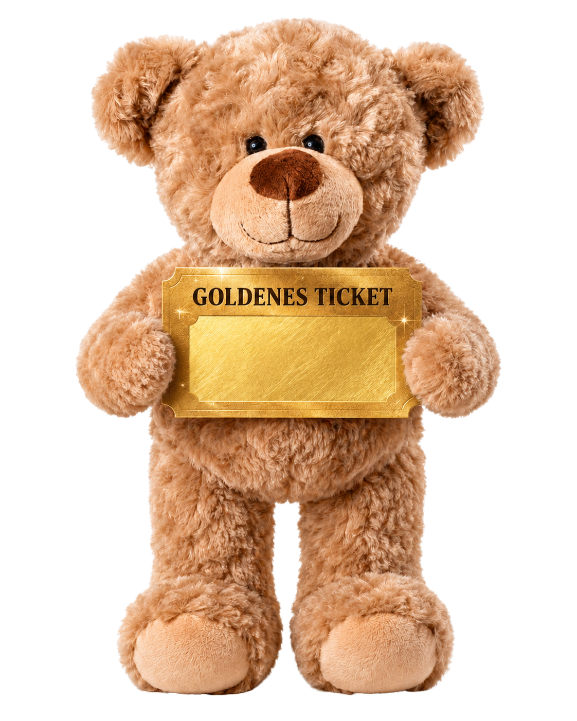 FREUDEBOX Bär mit Goldenem Ticket