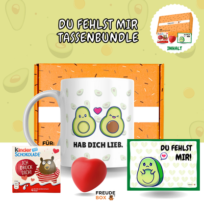 Du fehlst mir Tassen-Geschenkset