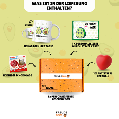 Du fehlst mir Tassen-Geschenkset