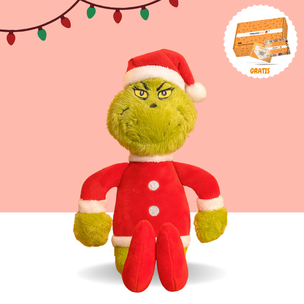 Grinch Stofftier Kuscheltier - Geschenkbox