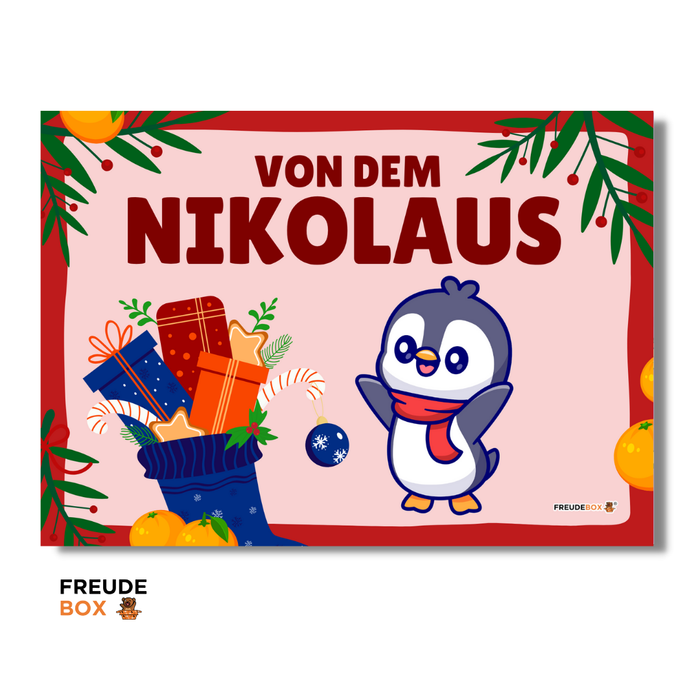 Grußkarte: Zum Nikolaus ✏️ (GRATIS: AKTION)