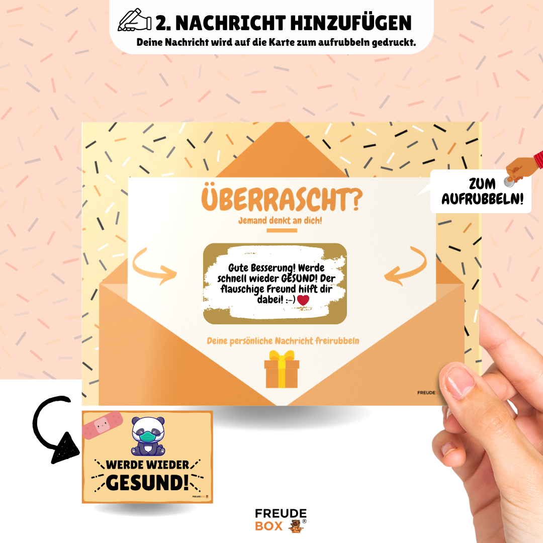 Gute Besserung Tassen-Geschenkset