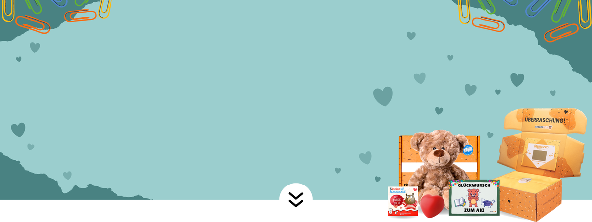 FREUDEBOX Geschenkboxen mit Kuscheltier und Grußkarten