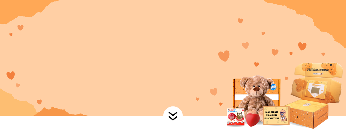 FREUDEBOX Geschenkboxen mit Kuscheltier und Grußkarten