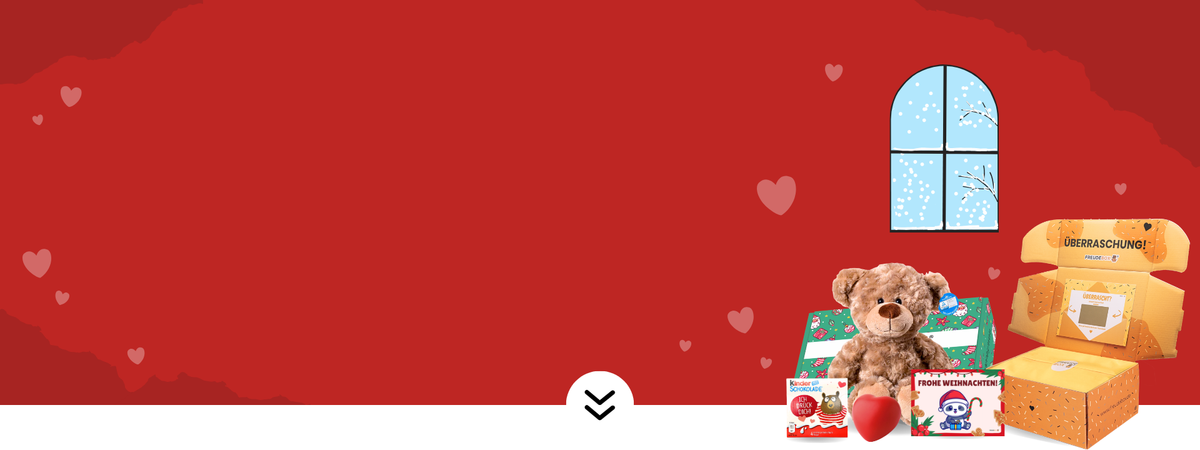 FREUDEBOX Geschenkboxen mit Kuscheltier und Grußkarten