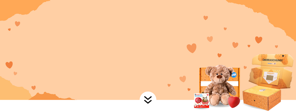FREUDEBOX Geschenkboxen mit Kuscheltier und Grußkarten