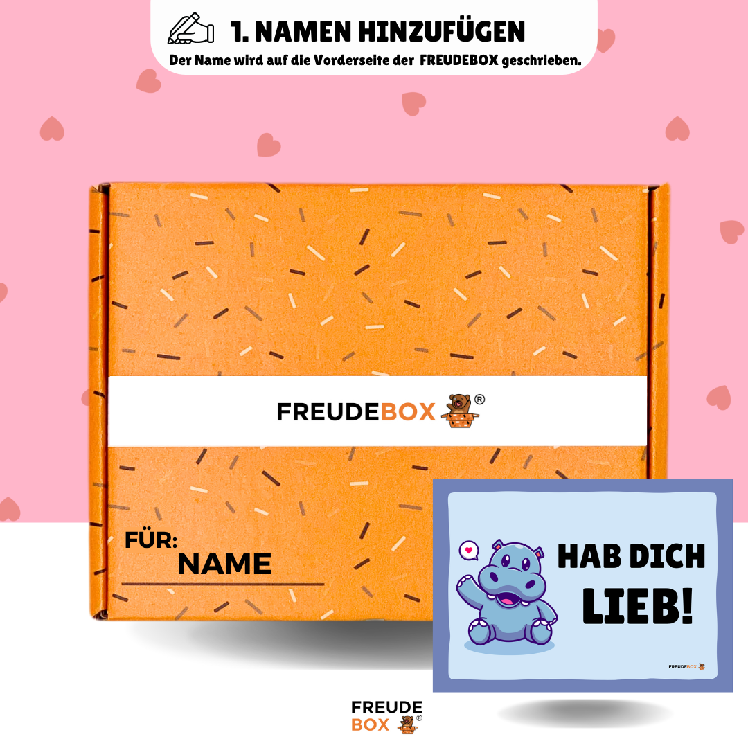 Hab dich lieb Tassen-Geschenkset