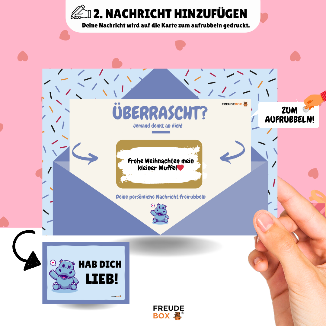 Hab dich lieb Tassen-Geschenkset