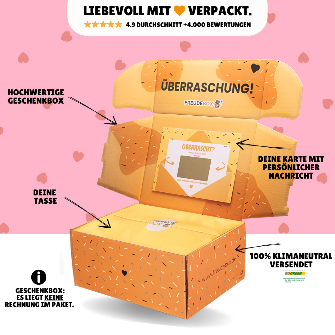 Hab dich lieb Tassen-Geschenkset