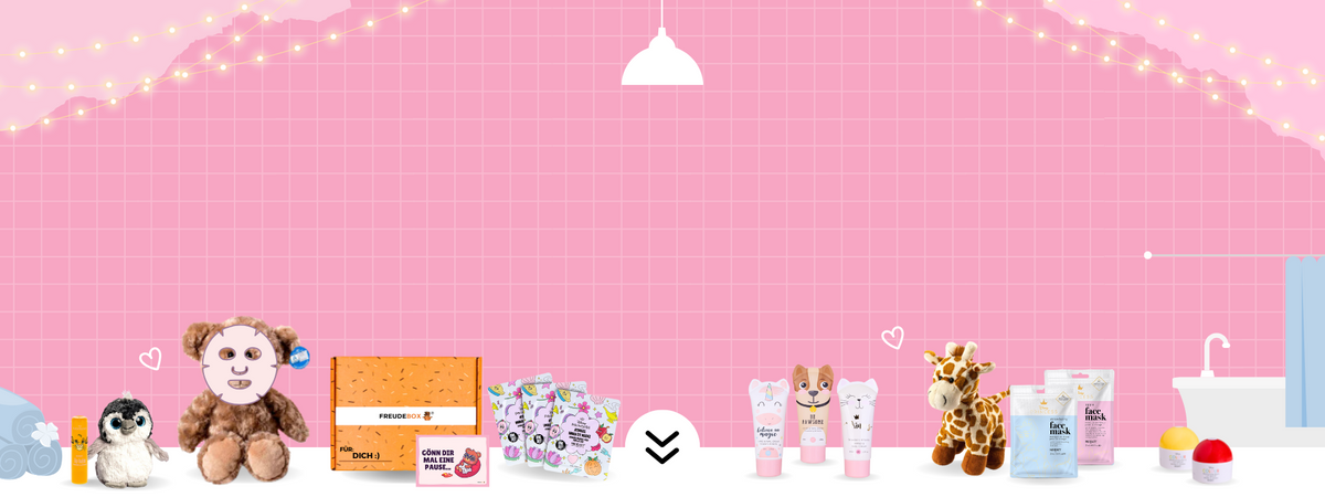 FREUDEBOX Geschenkboxen mit Kuscheltier und Grußkarten