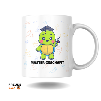 Keramiktasse Schildkröte "Master geschafft" 300 ml