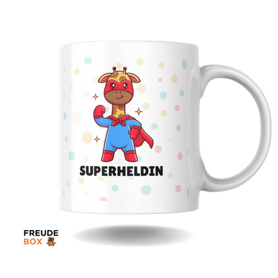 Keramiktasse Giraffe "Superheldin" 300 ml