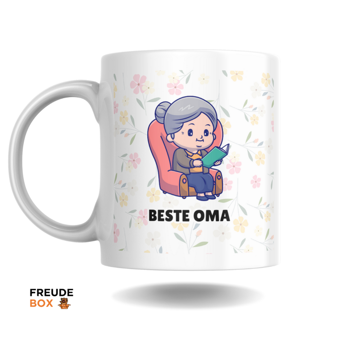 Keramiktasse "Beste Oma" 300 ml