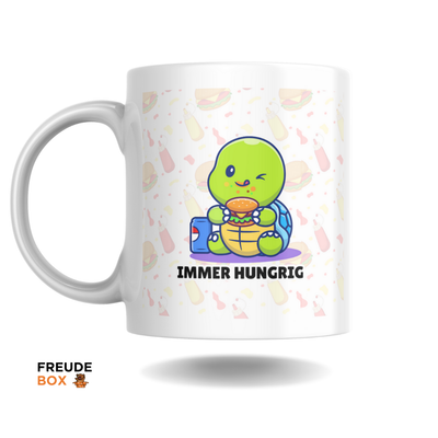 Keramiktasse Schildkröte "Immer Hungrig" 300 ml