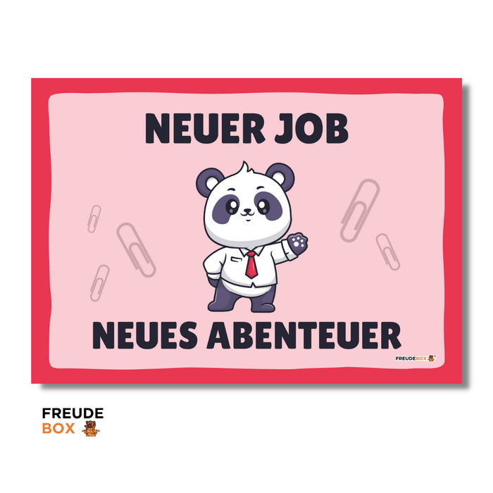 Grußkarte: Neuer Job ✏️