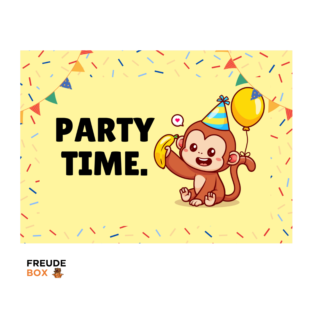 Grußkarte: Party Time! ✏️