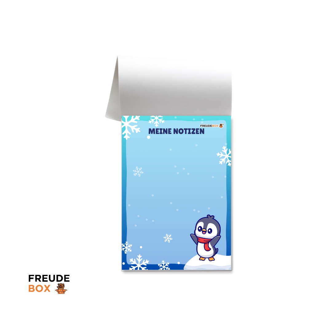 Notizblock: Pinguin (A6, 50 Seiten)